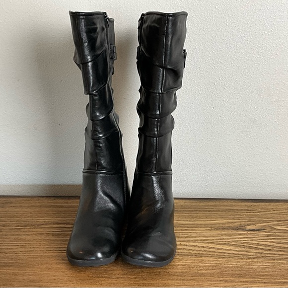 Josef Seibel Naly 23 Tall Black Leather Boots, New in Box - Picture 7 of 12
